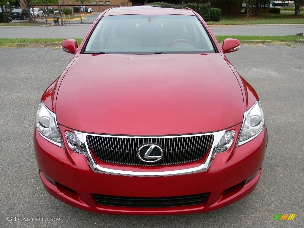 2010 GS 350 - Matador Red Mica / Parchment photo #5