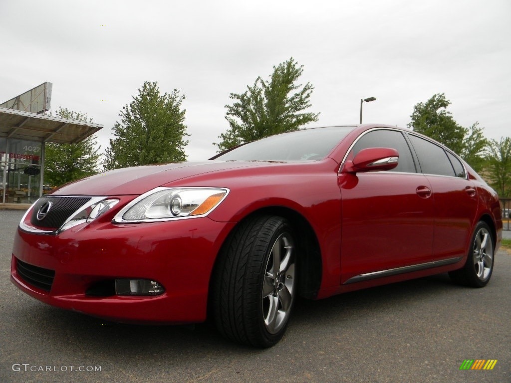 2010 GS 350 - Matador Red Mica / Parchment photo #6