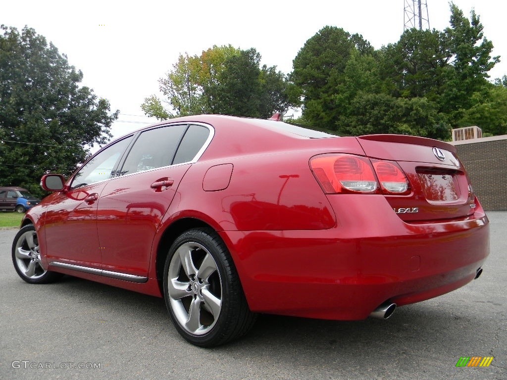 2010 GS 350 - Matador Red Mica / Parchment photo #8