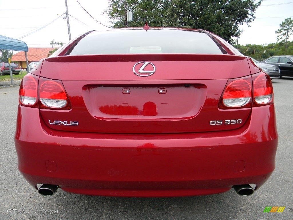 2010 GS 350 - Matador Red Mica / Parchment photo #9