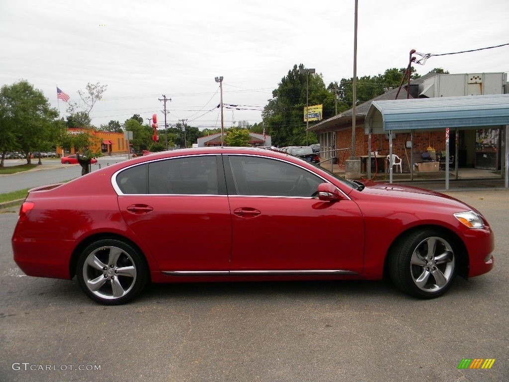 2010 GS 350 - Matador Red Mica / Parchment photo #11