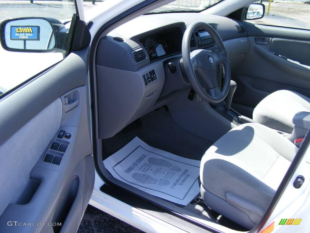 2008 Corolla CE - Super White / Stone photo #5
