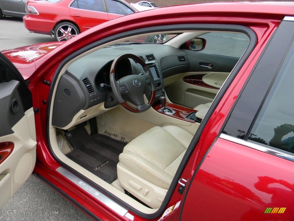 2010 GS 350 - Matador Red Mica / Parchment photo #17