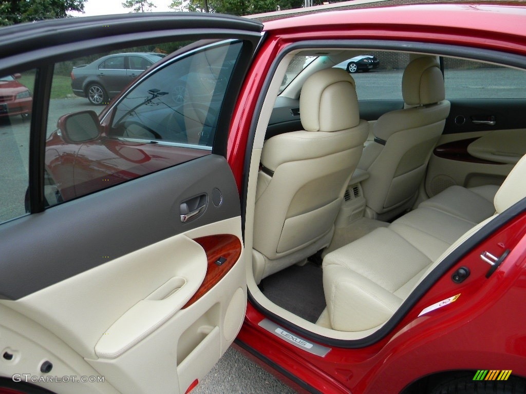 2010 GS 350 - Matador Red Mica / Parchment photo #20
