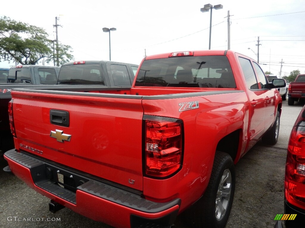 2017 Silverado 1500 LT Crew Cab 4x4 - Red Hot / Jet Black photo #4