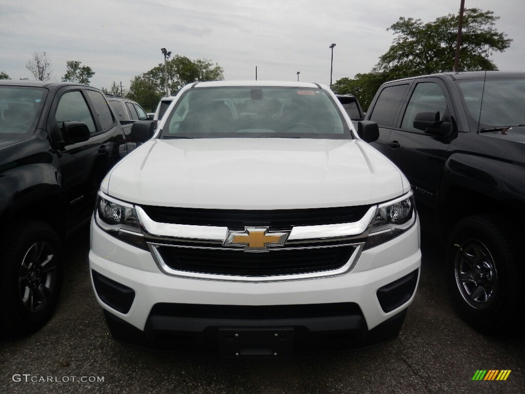 Summit White 2017 Chevrolet Colorado Extended Cab Exterior Photo #122474533
