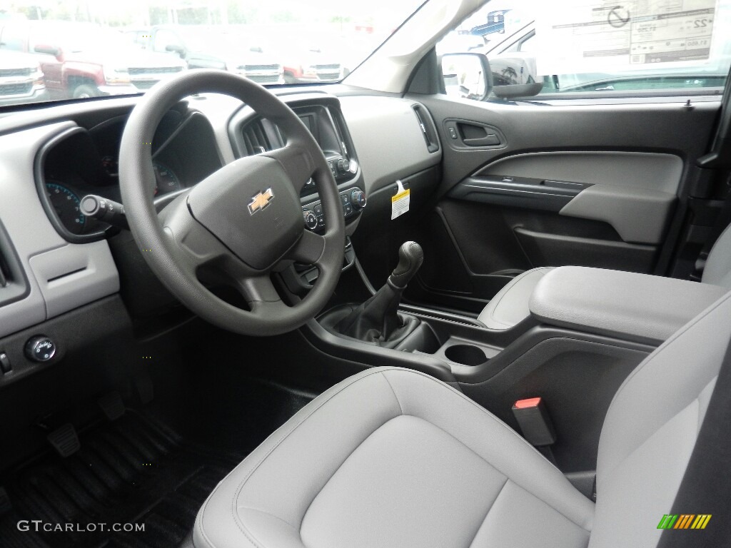 Jet Black/­Dark Ash Interior 2017 Chevrolet Colorado Extended Cab Photo #122474659