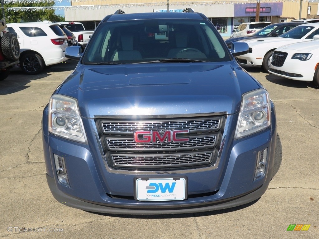 2011 Terrain SLT - Steel Blue Metallic / Jet Black photo #4