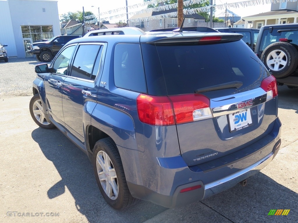 2011 Terrain SLT - Steel Blue Metallic / Jet Black photo #8