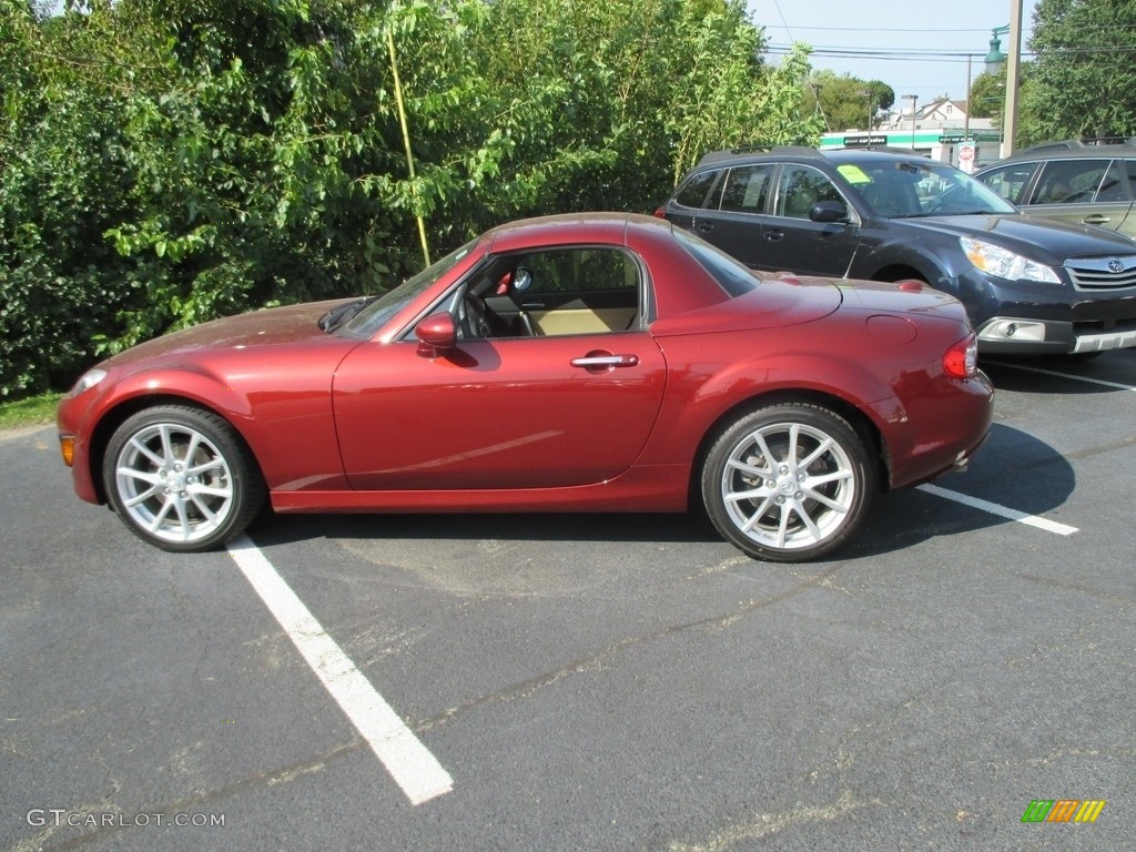 2012 MX-5 Miata Grand Touring Roadster - Copper Red Mica / Dune Beige photo #9