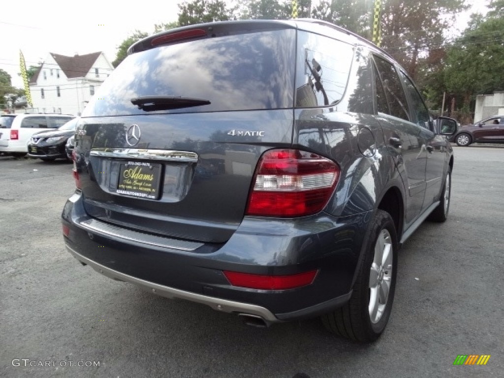 2010 ML 350 4Matic - Steel Grey Metallic / Black photo #6