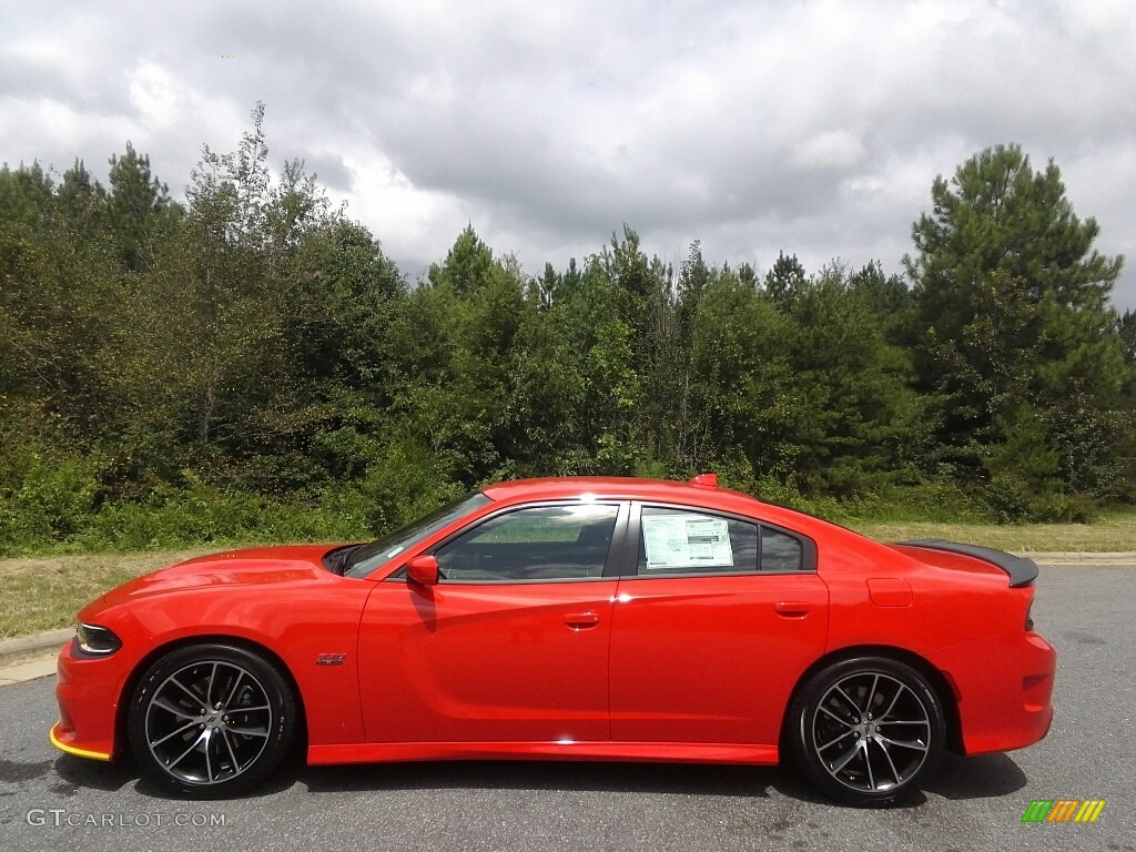 2018 Charger R/T Scat Pack - Go Mango / Black photo #1