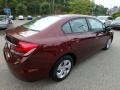Crimson Pearl - Civic LX Sedan Photo No. 5