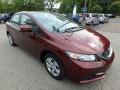 Crimson Pearl - Civic LX Sedan Photo No. 7