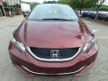 Crimson Pearl - Civic LX Sedan Photo No. 8