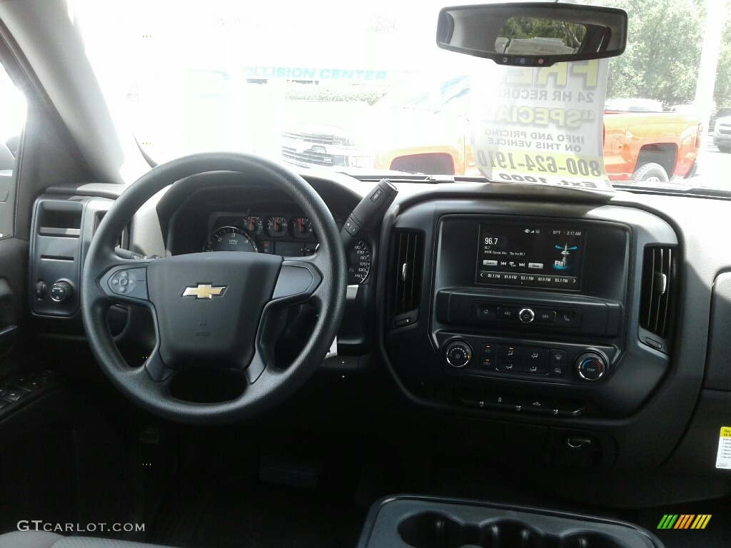 2017 Silverado 1500 LS Crew Cab - Deep Ocean Blue Metallic / Dark Ash/Jet Black photo #13