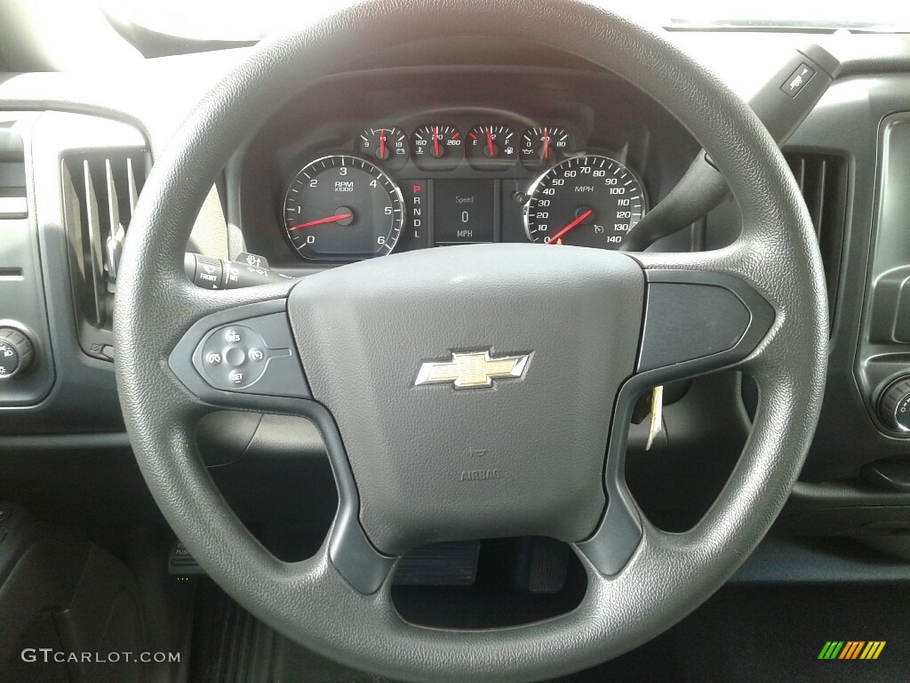 2017 Silverado 1500 LS Crew Cab - Deep Ocean Blue Metallic / Dark Ash/Jet Black photo #14