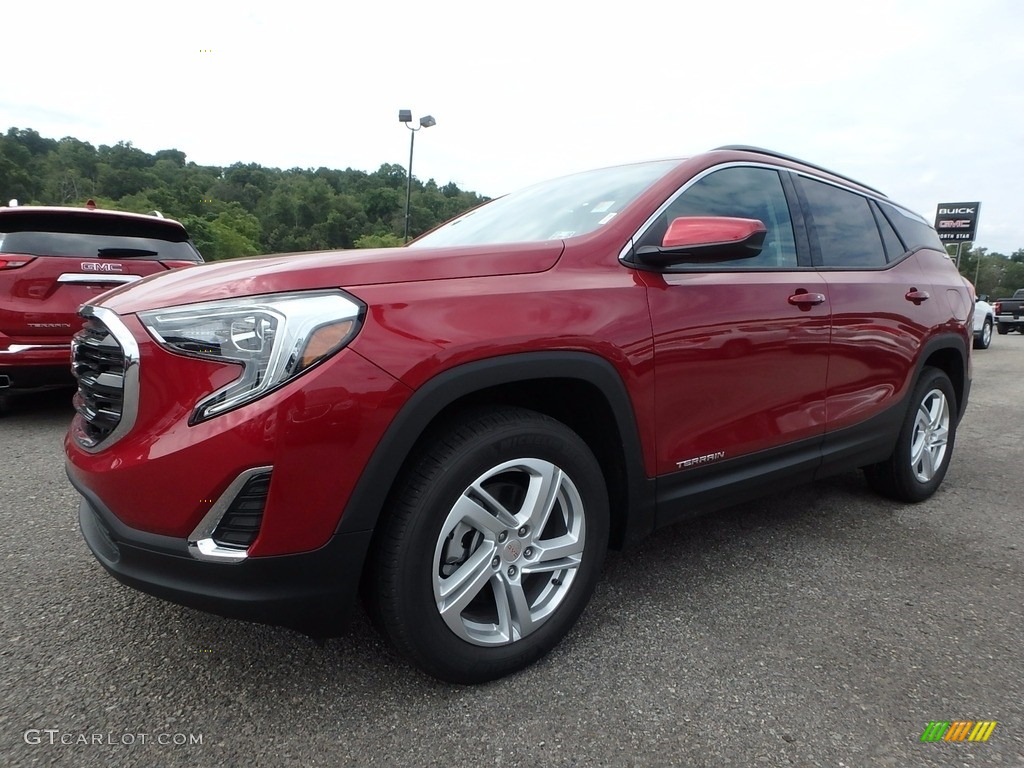 2018 Red Quartz Tintcoat GMC Terrain SLE AWD 122479932 Photo 9