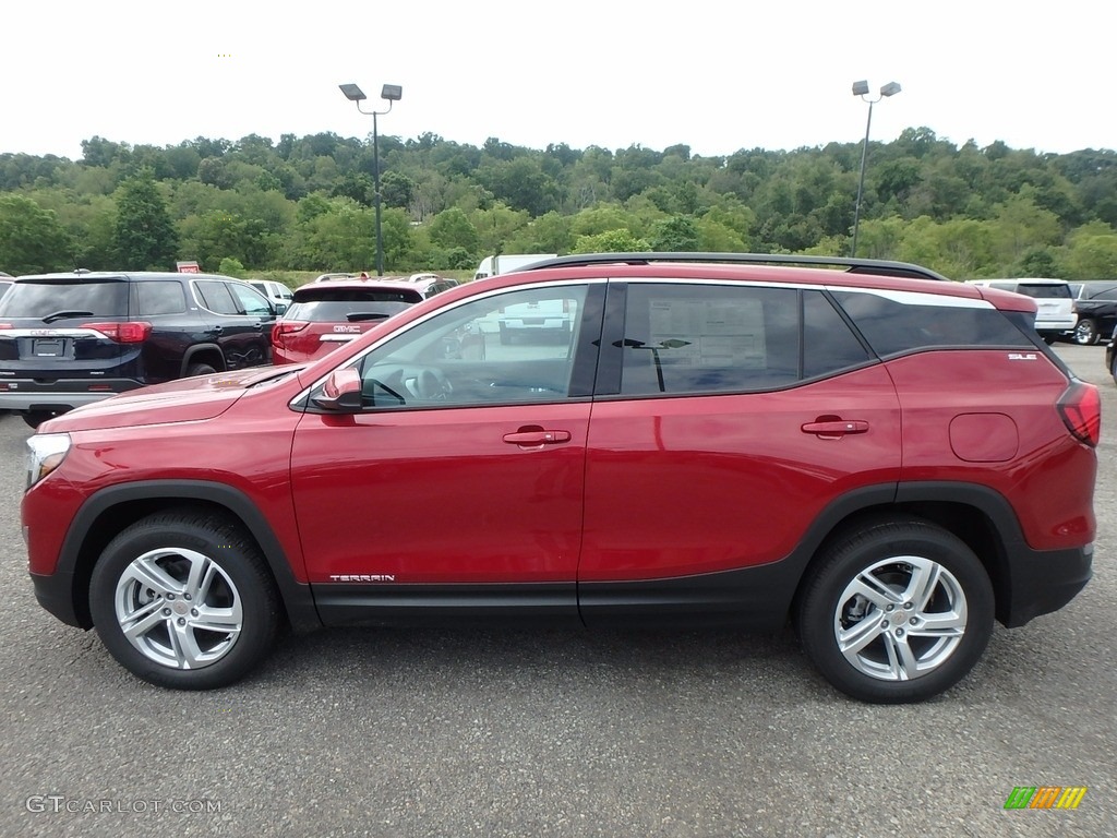 Red Quartz Tintcoat 2018 GMC Terrain SLE AWD Exterior Photo #122480315