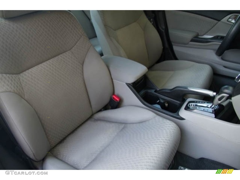 2015 Civic LX Sedan - Dyno Blue Pearl / Gray photo #17