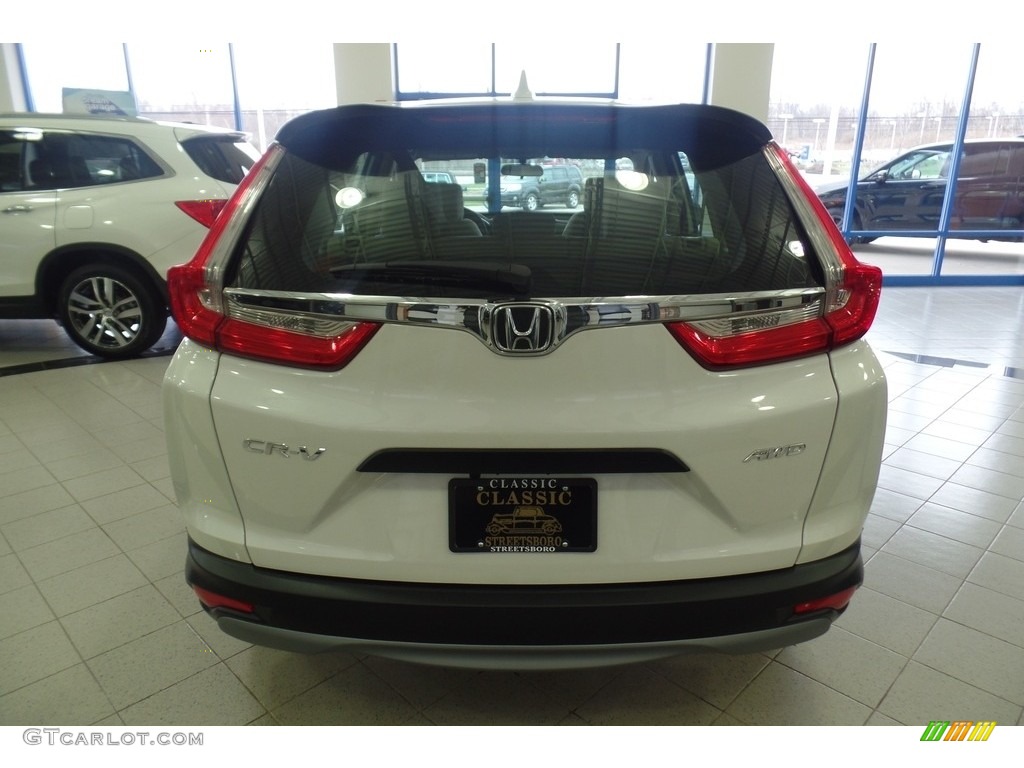 2017 CR-V LX AWD - White Diamond Pearl / Ivory photo #4