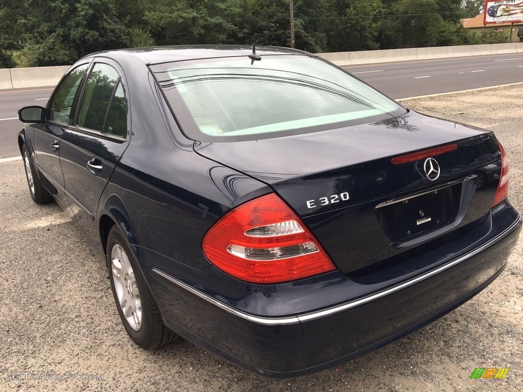 2005 E 320 Sedan - Platinum Blue Metallic / Charcoal photo #4