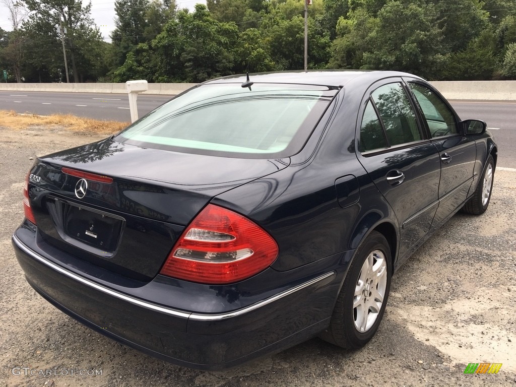 2005 E 320 Sedan - Platinum Blue Metallic / Charcoal photo #6