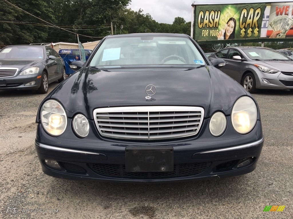 2005 E 320 Sedan - Platinum Blue Metallic / Charcoal photo #11