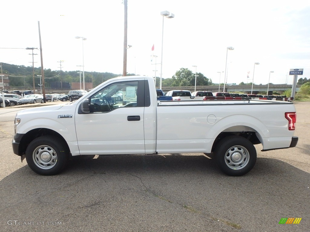 2017 F150 XL Regular Cab - Oxford White / Earth Gray photo #7
