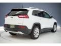 2017 Bright White Jeep Cherokee Limited  photo #30