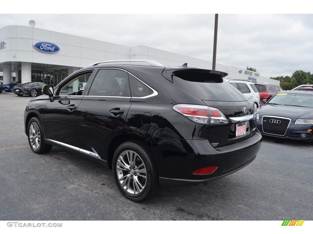2013 RX 450h AWD - Stargazer Black / Parchment/Espresso Birds Eye Maple photo #5