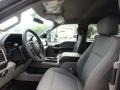 2017 Ford F350 Super Duty Medium Earth Gray Interior Front Seat Photo