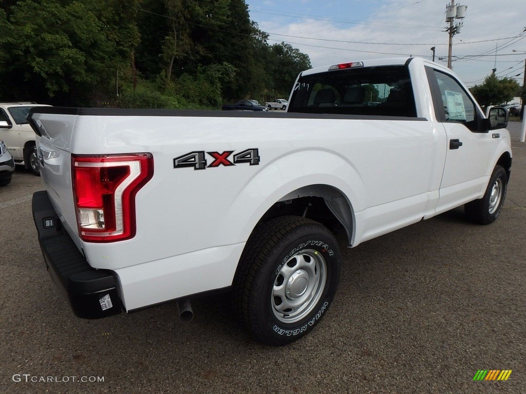 2017 F150 XL Regular Cab 4x4 - Oxford White / Earth Gray photo #4