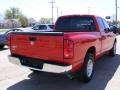 2008 Flame Red Dodge Ram 1500 Lone Star Edition Quad Cab  photo #3