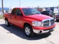 2008 Flame Red Dodge Ram 1500 Lone Star Edition Quad Cab  photo #4