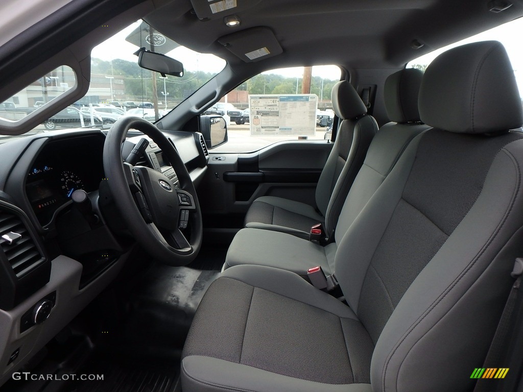 2017 F150 XL Regular Cab 4x4 - Oxford White / Earth Gray photo #12
