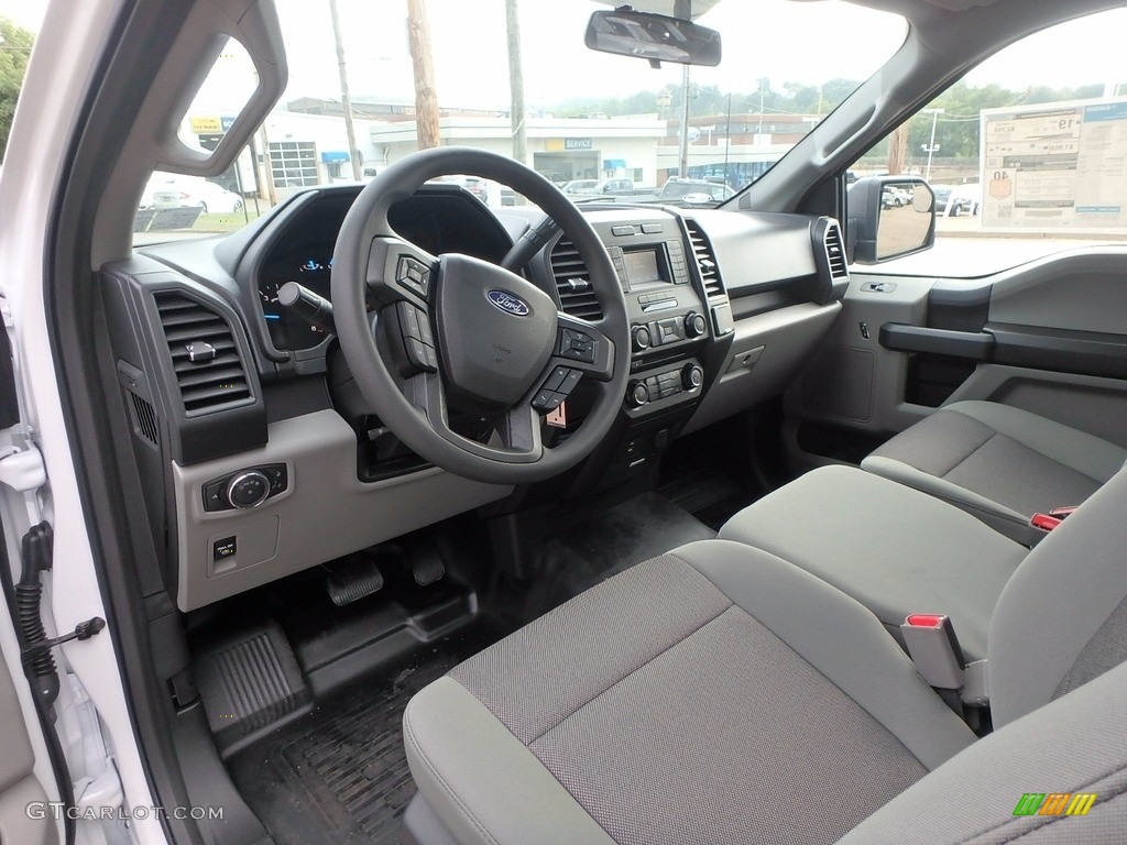 2017 F150 XL Regular Cab 4x4 - Oxford White / Earth Gray photo #13