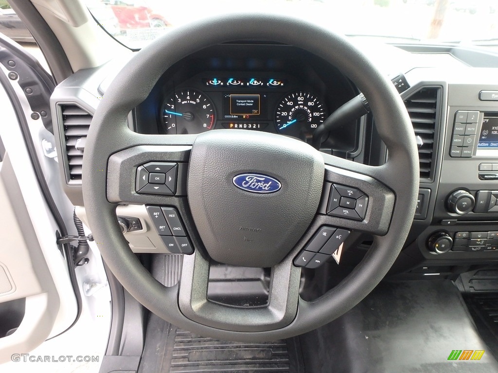 2017 F150 XL Regular Cab 4x4 - Oxford White / Earth Gray photo #16