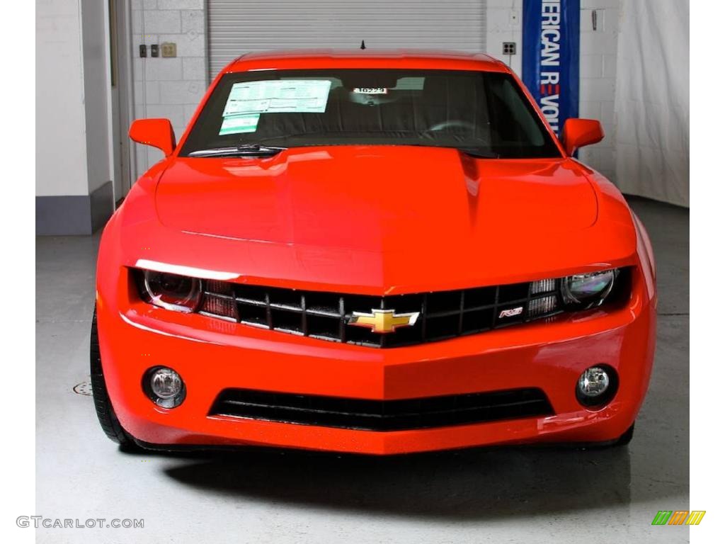 2010 Camaro LT/RS Coupe - Victory Red / Black photo #2
