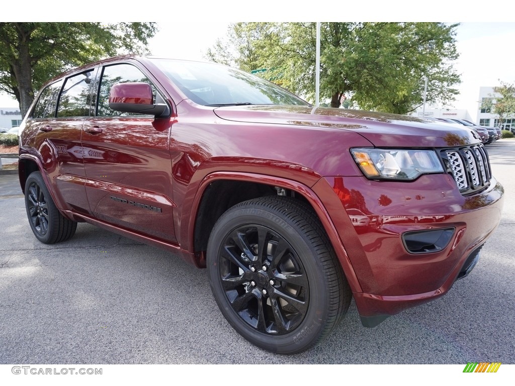 Velvet Red Pearl 2018 Jeep Grand Cherokee Altitude Exterior Photo #122489879