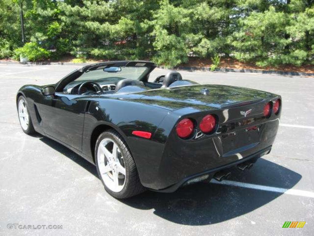 2005 Corvette Convertible - Black / Ebony photo #5