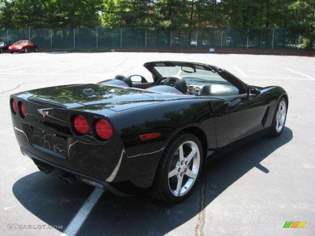 2005 Corvette Convertible - Black / Ebony photo #18