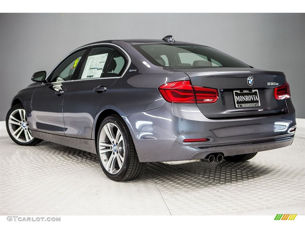 2018 3 Series 330e iPerformance Sedan - Mineral Grey Metallic / Black photo #3