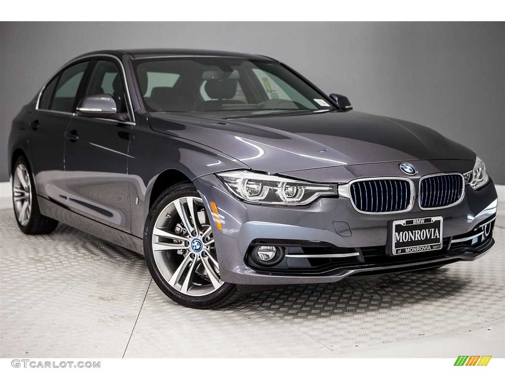 2018 3 Series 330e iPerformance Sedan - Mineral Grey Metallic / Black photo #12