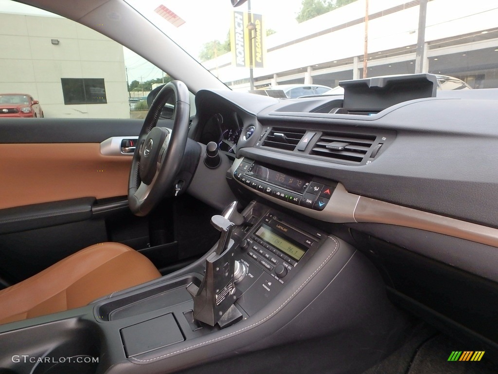 2012 CT 200h Hybrid Premium - Starfire White Pearl / Caramel Nuluxe photo #13