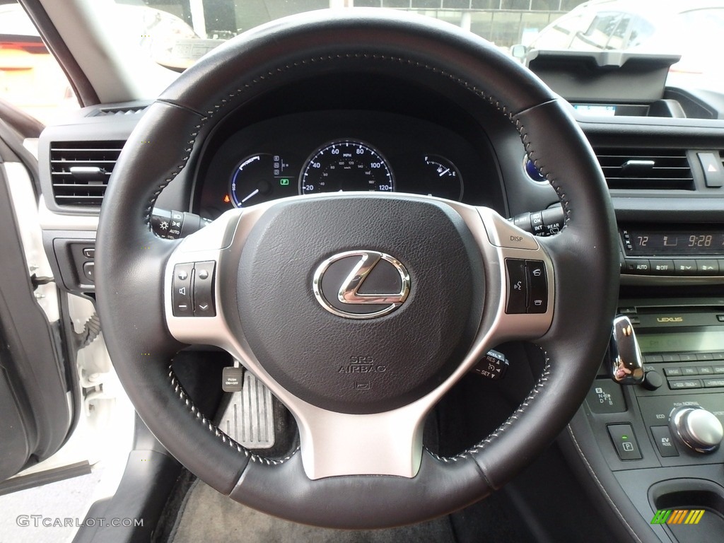 2012 CT 200h Hybrid Premium - Starfire White Pearl / Caramel Nuluxe photo #20