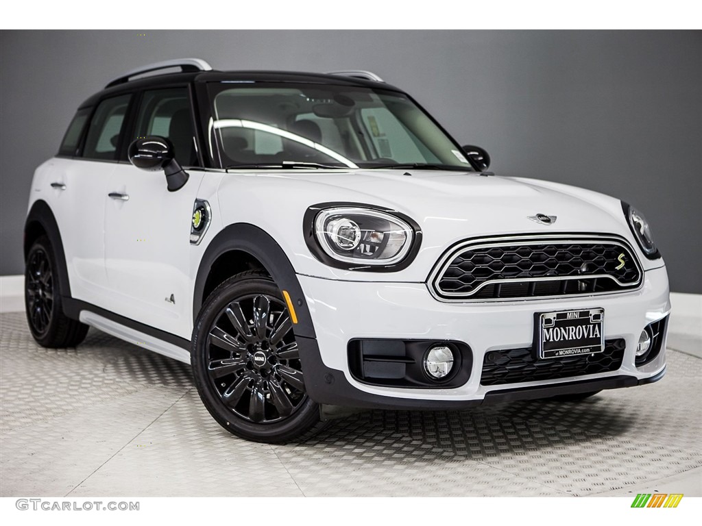 Light White 2018 Mini Countryman Cooper S E ALL4 Hybrid Exterior Photo #122493797