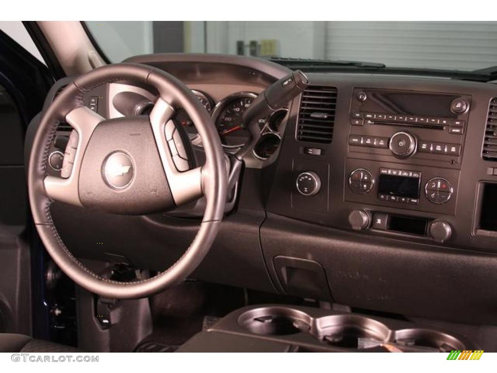 2009 Silverado 1500 LT Extended Cab 4x4 - Imperial Blue Metallic / Ebony photo #6