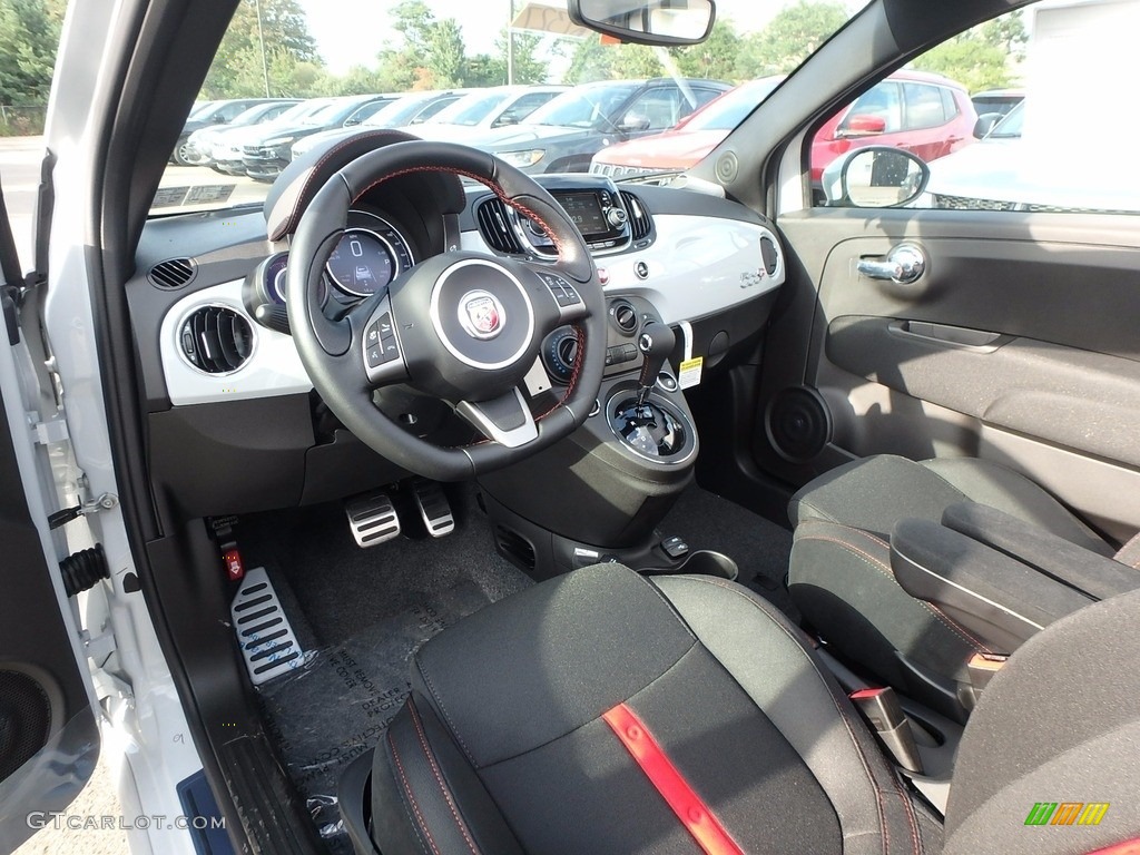 2017 Fiat 500c Abarth Front Seat Photo #122496242