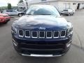 2018 Jazz Blue Pearl Jeep Compass Limited 4x4  photo #2